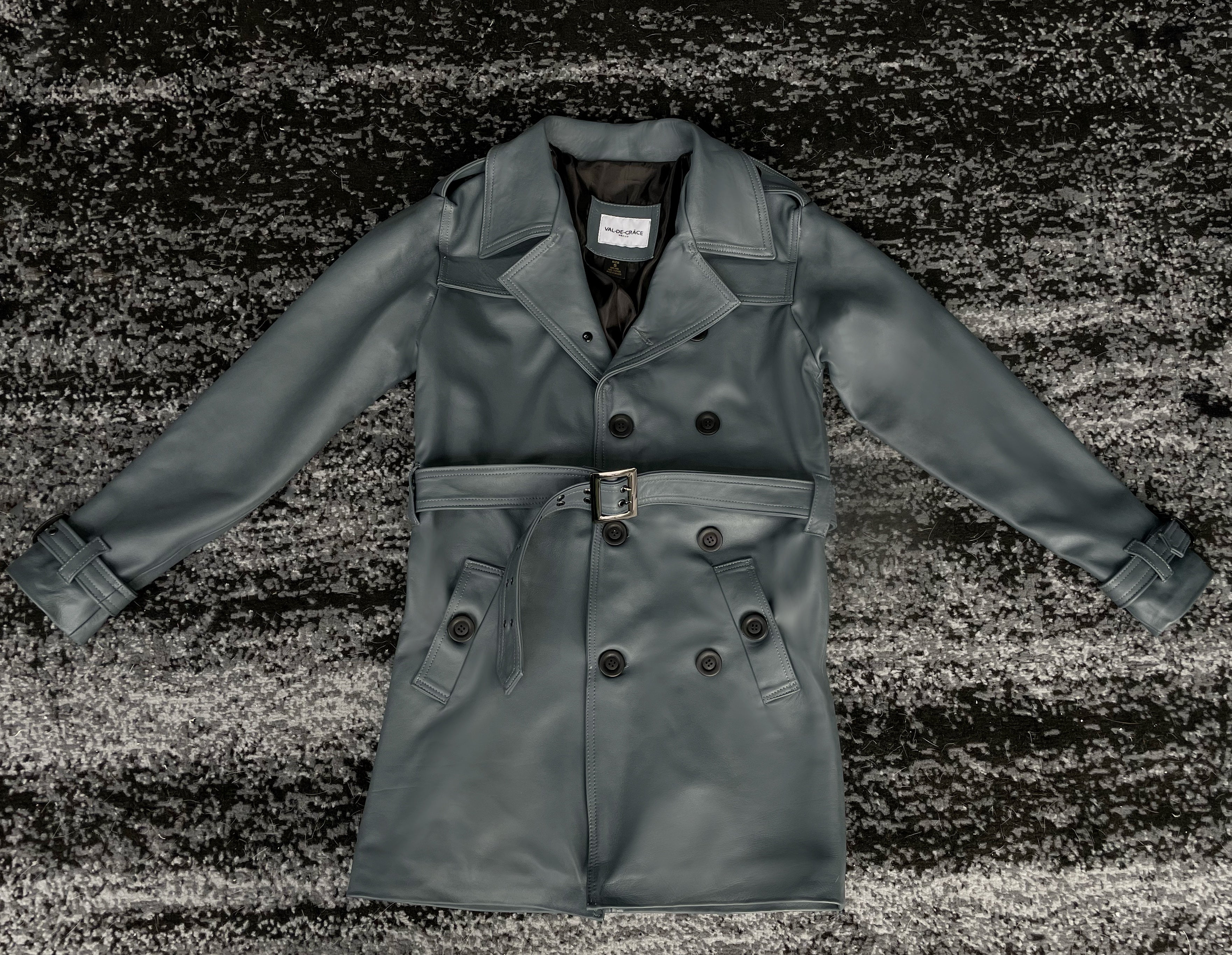 -Biker coat cool gray- - Image 5